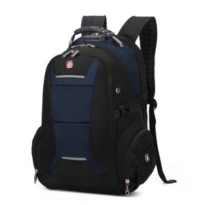 Mochila Escolar Vintage Personalizada Impermeável para Viagens de Negócios Leve Preta Unissex Grande com Compartimento para Laptop e USB - Product Image 5