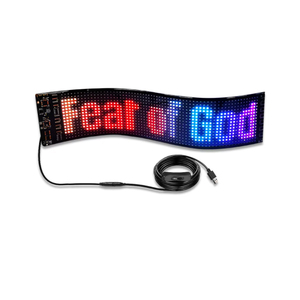 ट्रक के नेतृत्व वाली मैट्रिक्स पैनल rgb नेतृत्व वाली कार पैनल डाय प्रोग्रामेबल ब्लूटूथ ऐप नियंत्रण स्क्रॉलिंग लाइट सजावटी - Product Image 5