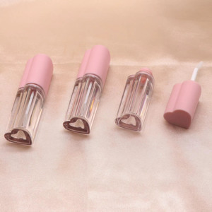 FengYi nueva forma de corazón varita grande vacía Celar <span class=keywords><strong>Liptint</strong></span> Lipgloss contenedor tubos 5ml embalaje cosmético tubos de brillo labial - Product Image 4