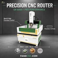 Machine de gravure CNC 6060 pour la fabrication de moules, machine de fraisage CNC pour badges métalliques et moules de chaussures
