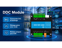 Contrôleur DDC Milesgo DDC1001-2222, contrôleur HVAC industriel pour BMS, automatisation des bâtiments et systèmes IoT pour bâtiments intelligents