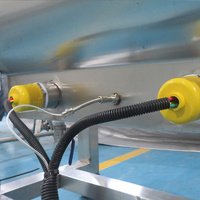 Mélangeur à ruban chauffant électrique 300L pour mélangeur à ruban horizontal de qualité poudre mélangeurs de détergent poudre