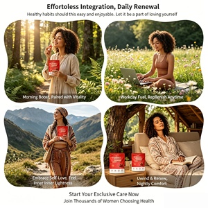 Жевательные конфеты LuvVita Beauty Herbal Antioxidant Probiotic с антиоксидантами и пробиотиками для поддержки иммунитета и здоровья кишечника, для женского здоровья. - Product Image 3