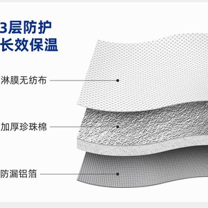 Sacs isothermes Genesis argentés 2 mm, 100 pièces par paquet, isolation thermique pour la livraison de nourriture, la logistique et le stockage de produits frais - Product Image 5