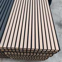 Panneaux d'absorption acoustique en bois autocollants, écologiques, en composite bois-plastique, insonorisation de bureau, pare-feu, murs intérieurs