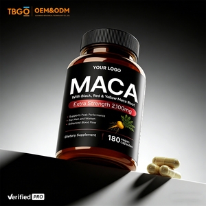 Cápsulas OEM Wild for Maca, 60 Unidades en Botella, Procesamiento OEM Personalizado para Exportación Internacional - Product Image 1