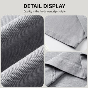 卸売 オーバーサイズ ヘビーウェイト Tシャツ コットン ドロップショルダー ティー 高品質 ヴィンテージ 酸洗い ストリートウェア カスタム メンズ Tシャツ - Product Image 5