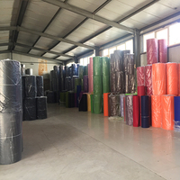 Rouleau de tissu non tissé en feutre industriel 100 % polyester respirant et imperméable de haute qualité, 110 GSM, poids moyen