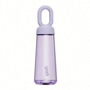 Bouteille d'eau réutilisable en forme de pétales, en plastique alimentaire, gobelet portable de haute qualité pour voiture, avec paille, pour adultes, usage extérieur, incassable - Product Image 4