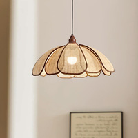Lampe suspendue en tissu et en forme de liane de style japonais, inspirée du Wabi-sabi, minimaliste, pour salle à manger, lustre LED, application Mijia, blanc chaud
