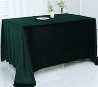 Nappe rectangulaire de maison de ferme de campagne française vintage, nappe de cuisine en velours glacé pour fête et mariage