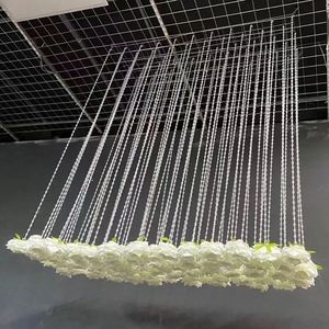 K-0429 Trần Trang Trí Đám Cưới Treo Rose Heads Nhân Tạo Hoa Pha Lê Chuỗi Hoa - Product Image 5