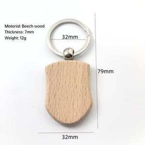 Kişiselleştirilmiş DIY El Sanatları için Ahşap Anahtarlık Boşlukları, Noel için Özelleştirilebilir Anahtarlıklar - Product Image 4