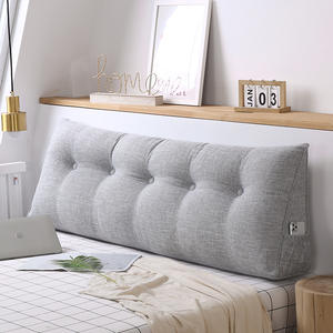 Bantal Serat Poliester Warna Solid Bantal Medis Bentuk Wedge Bantal Penyangga Kepala - Product Image 3