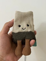 Peluche exclusive Jelly Cat UK, thème sachet de thé Jc, jouet en peluche amusant, poupée apaisante, cadeau d'anniversaire