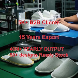 بيع بالجملة شبشب باديكير مغلق من الأمام للاستعمال مرة واحدة في غرفة المنتجع الصحي - Product Image 6