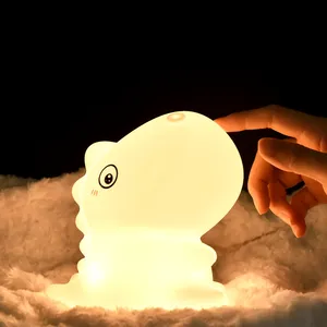 Lámpara de dinosaurio con luz nocturna para bebé que cambia de 7 colores | Funciona con pilas portátil | Bonitos regalos de dinosaurios para niños