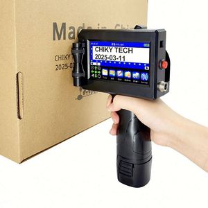 Imprimante d'étiquettes thermiques portable 2026 Nouveautés Légère Séchage rapide Imprimante manuelle Jet d'encre portable sur plastique - Product Image 3