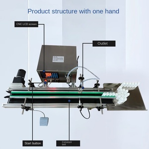 Machine de remplissage de bouteilles d'eau électrique à pompe magnétique automatique à une tête avec moteur d'emballage de baril en plastique comme composant principal - Product Image 2