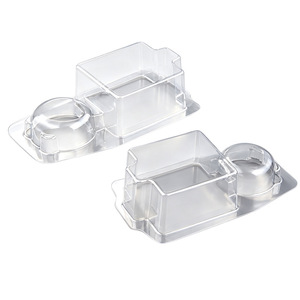 กล่องบรรจุภัณฑ์พลาสติกแบบปรับแต่งได้ พร้อมถาดใส่เครื่องสำอางบุ PVC สำหรับการใช้งานข้ามพรมแดน - Product Image 1