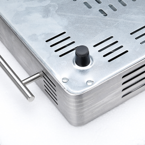 Kompor Listrik Keramik Stainless Steel Tahan Lama, Permukaan Kaca Utuh, Pemasangan di Meja, Penggunaan Rumah Tangga & Luar Ruangan, Inframerah Ganda - Product Image 5