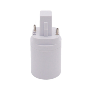 Convertisseur de support de lampe 2 broches <span class=keywords><strong>G24</strong></span> à <span class=keywords><strong>E27</strong></span> <span class=keywords><strong>Adaptateur</strong></span> de douille d'ampoule à ampoule halogène LED Convertisseur de douille <span class=keywords><strong>G24</strong></span> blanche - Product Image 3