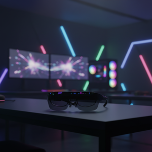 Casque PGLASS-1C pour films <span class=keywords><strong>TV</strong></span> sur Android, écran géant privé HD, projection d'écran mobile, ordinateur, lunettes de jeu. - Product Image 2