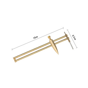 Houten Aardewerk Gereedschap Kompas Remklauw Voor Ronde Kleiplaat - Product Image 2