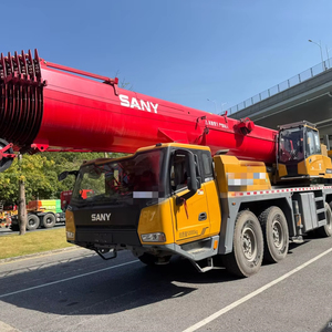 Used Good Condition STC1000C7-8 100T Truck Crane with Motor and <b>Pump</b> - Product Image 1