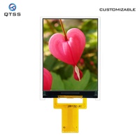 Modul Layar LCD TFT IPS Vertikal Persegi Panjang 2,8 Inci 240*320 SPI ST7789 Panel Sentuh Kapasitif CTP Layar Kustom