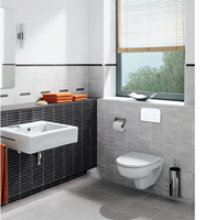 Réservoir de toilettes mural à capteur dissimulé, sans alimentation externe, à évacuation en S, à économie d'énergie, à induction automatique, pour hôtels modernes