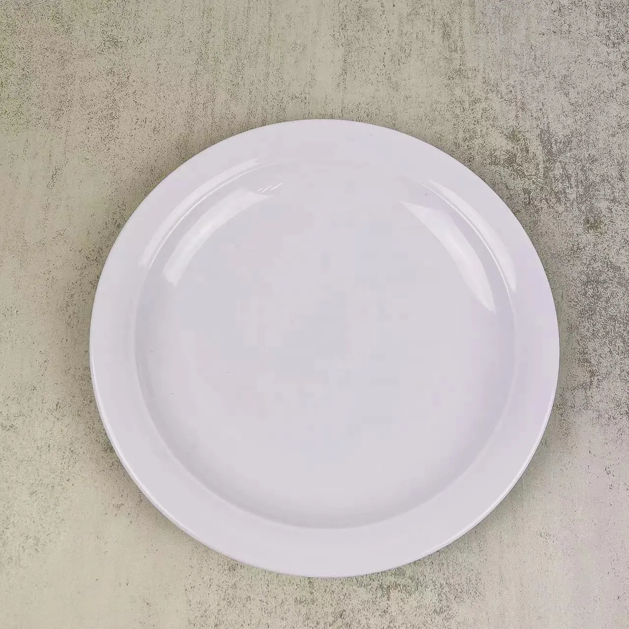 Меламиновая школьная столовая посуда тарелки детская белая китайская посуда