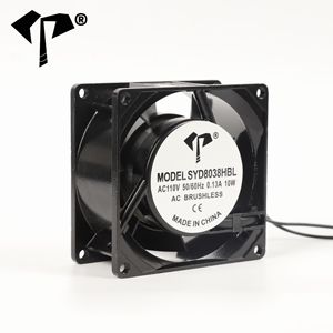 Ventilador de Resfriamento AC SYD/OEM YD8038HBL 80*80*38mm com Rolamento de Esfera 110/220/380V 2400 RPM 10-12.4W - Product Image 6