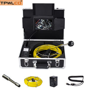 Caméra d'inspection de <span class=keywords><strong>canalisation</strong></span> vidéo sous-marine 1000TVL avec câble de 20 m, 12 LED blanches, caméra d'égout, écran LCD 7 pouces - Product Image 1