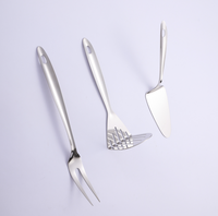 Ensemble d'ustensiles de cuisine en acier inoxydable, poli miroir brillant de haute qualité outils de cuisine accessoires ensemble d'ustensiles de cuisine