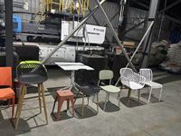 Chaise en plastique à bras, vente chaude, échantillon gratuit, chaise en plastique avec accoudoirs pour intérieur et extérieur, cuisine, restaurant, salon, jardin