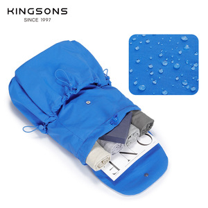 Kingsons Women's <b>Backpack</b> Casual Simple Water Repellent <b>Lightweight</b> Outdoor Travel <b>Backpack</b> Blue - Product Image 2