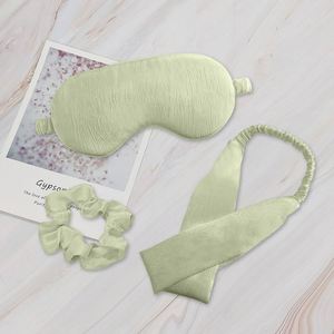 Ensemble Masque de Sommeil Écologique Personnalisable avec Logo, Chouchou et Bandeau pour la Sieste au Bureau et les Voyages en Extérieur - Product Image 3