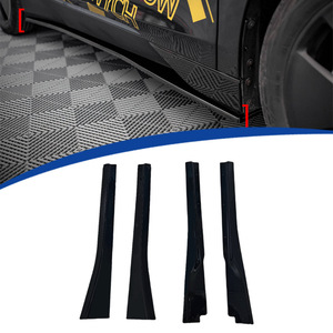 Faldones Laterales de 4 Piezas en Plástico Negro Mate para BMW i3 2014-2021 Modelos F101MP - Product Image 1