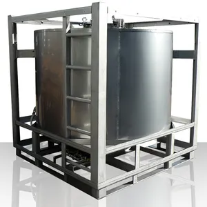 2000L Stainless Steel Storage Tank IBC Movable Tank With Frame Metal Container