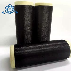 <b>PtfE</b> Fiber 400Dtex Black Industrial Grade High Temperature Resistant - Product Image 1