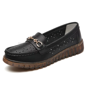 Summer Genuine <b>Soft</b>-Soled Mother's <b>Shoes</b> Hollow Breathable Versatile Women's <b>Shoes</b> Comfortable for Elderly People Feet - Product Image 6