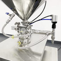 Machine de remplissage semi-automatique pour liquides à haute viscosité, crème épaisse, cire, sirop, mélange et chauffage