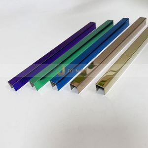 โปรไฟล์ตกแต่งขอบผนังสำหรับอพาร์ทเมนท์สมัยใหม่ ผลิตจากสแตนเลส Foshan รุ่น EX061 สำหรับตกแต่งขอบกระเบื้องโลหะ รับผลิตตามแบบ OEM - Product Image 4