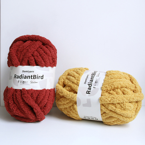 Domi Beliebtes Finger-Show Eco <span class=keywords><strong>226</strong></span> für Häkel-Kissen Decke Chunky Chenille Weiches Garn - Product Image 3