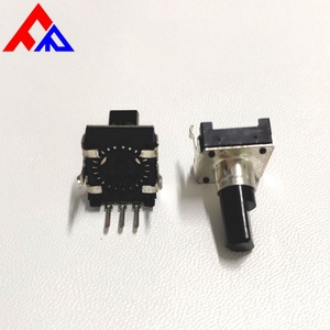 Encoder Incremental Miniatura de Doble Eje al por Mayor, Interruptor de Control de Volumen de Eje Hueco Rotatorio DC5V 30000 Ciclos para Hogar Inteligente - Product Image 4