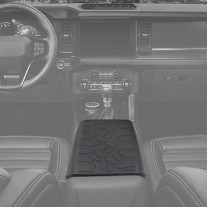 Vente flash - Housse de repose-bras de console centrale en TPE noir pour <span class=keywords><strong>Ford</strong></span> <span class=keywords><strong>Bronco</strong></span> <span class=keywords><strong>2021</strong></span>+ - Product Image 2