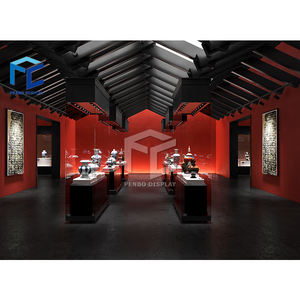 Vitrine en verre de musée PENBO avec présentoirs d'exposition vitrine de musée - Product Image 3