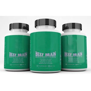 有機牛肉肝臓天然サプリメントブライアンカプセル純粋な草で育てられた1000Mg牛肉肝臓カプセルサポート脳、気分 - Product Image 4