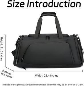 <span class=keywords><strong>Sac</strong></span> de sport et de voyage léger et durable pour activités de plein air, avec compartiment à chaussures – Offre spéciale - Product Image 2